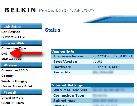 Belkin Router Ip