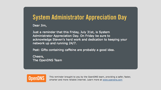Boss Reminder Email